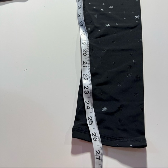 TEREZ Uplift Leggings in Black Mini Star Size Large - Picture 7 of 7